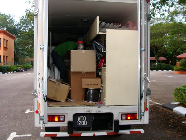 our CCTV installation truck