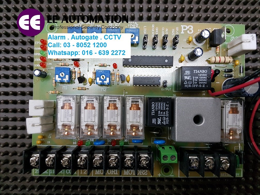 Swing gate control panel p3