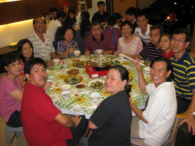 Reunion Dinner Before Chinese New Year
