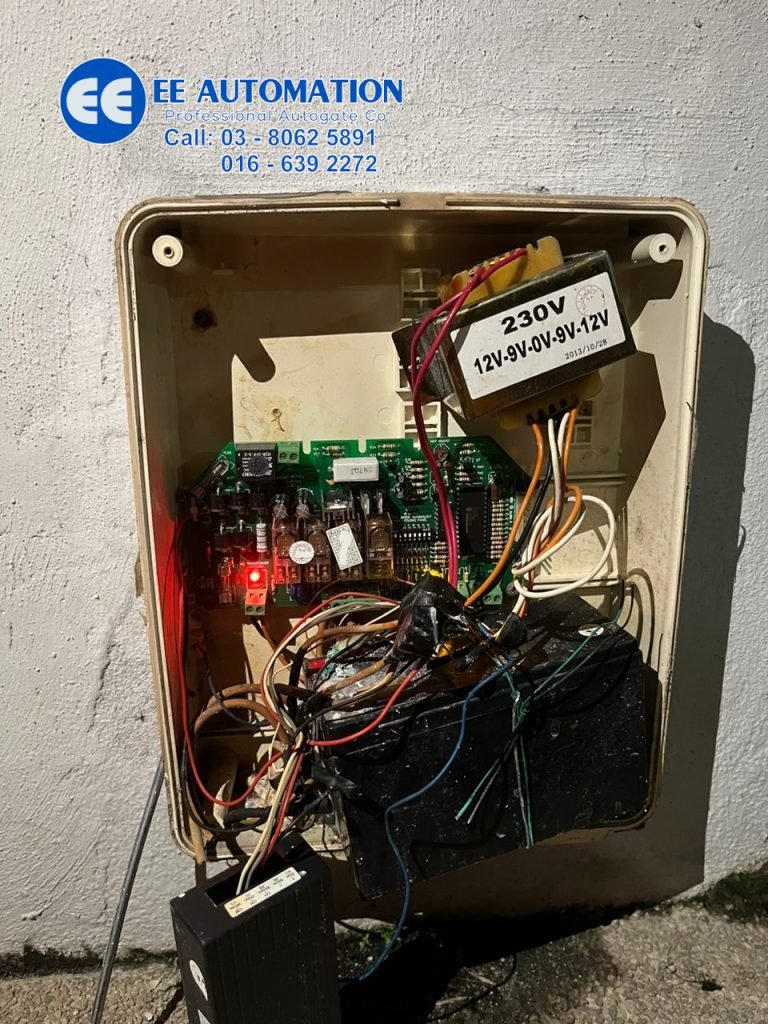 Repair Autogate Control Panel Subang Jaya