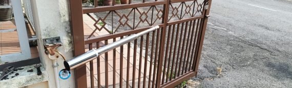 Bukit Jelutong Swing Autogate – Autogate Arm Lama Patah